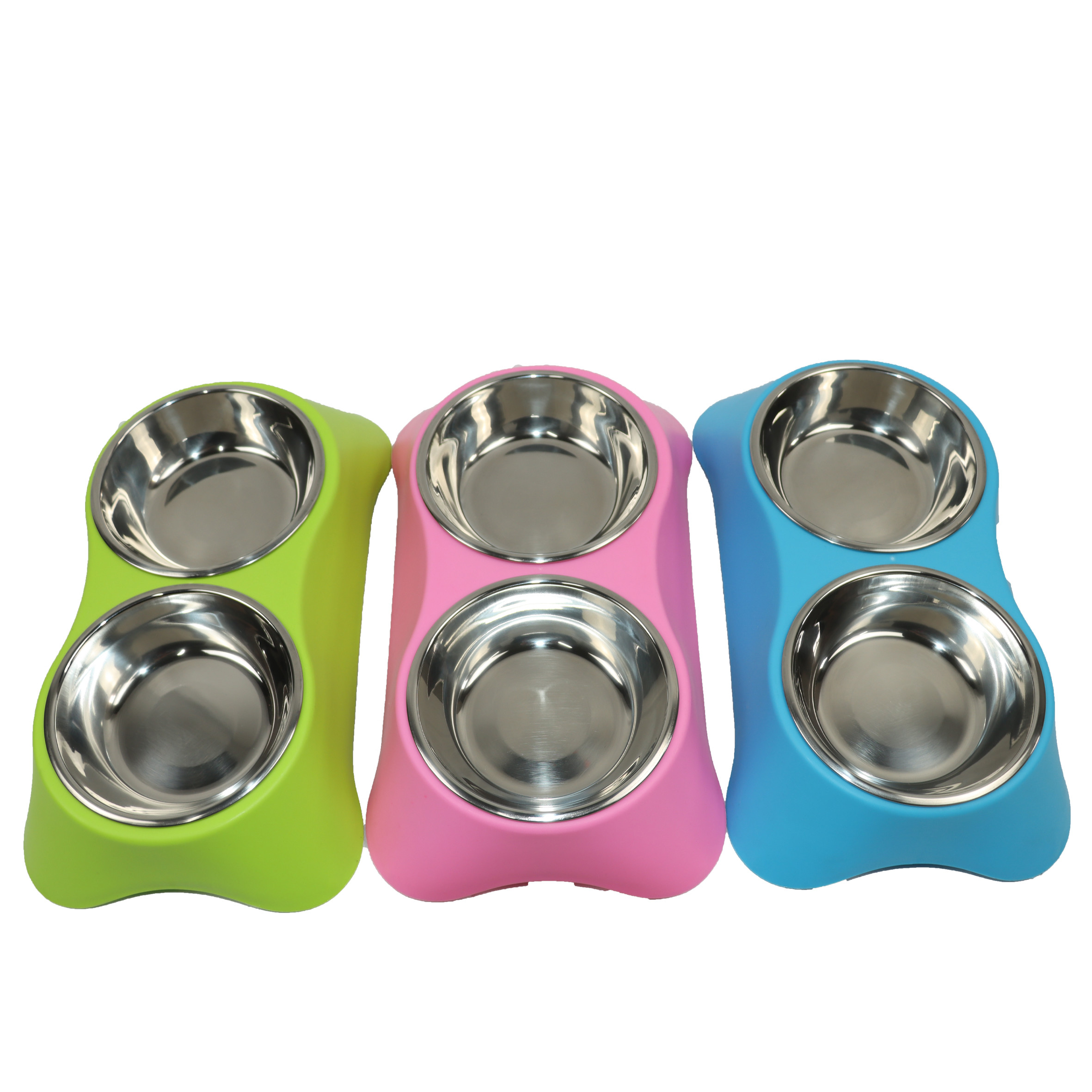 Xxl Xl Stainless Steel Dog Bowls For 2 Dogs Big Personalized Feeder Double 10 Inch 11 Inch 12 Inch