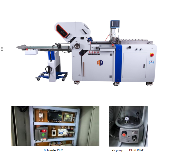 AOQI Continuous Load Suction Feeder Folding Machine with Air Suction Folder for Self Mailer