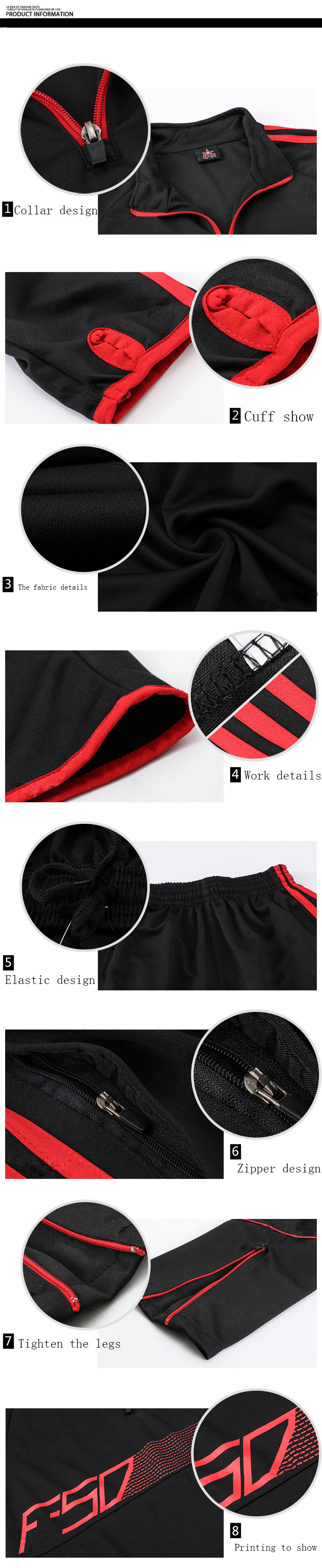 Long sleeve football training coat Basketball court suit Winter football suit can be customized logo team name number