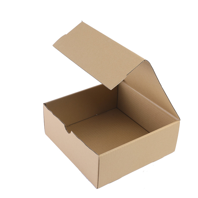 Grey Card Corrugated Soft Cosmetics Folding Box For Cookies Empanada Comb Packaging