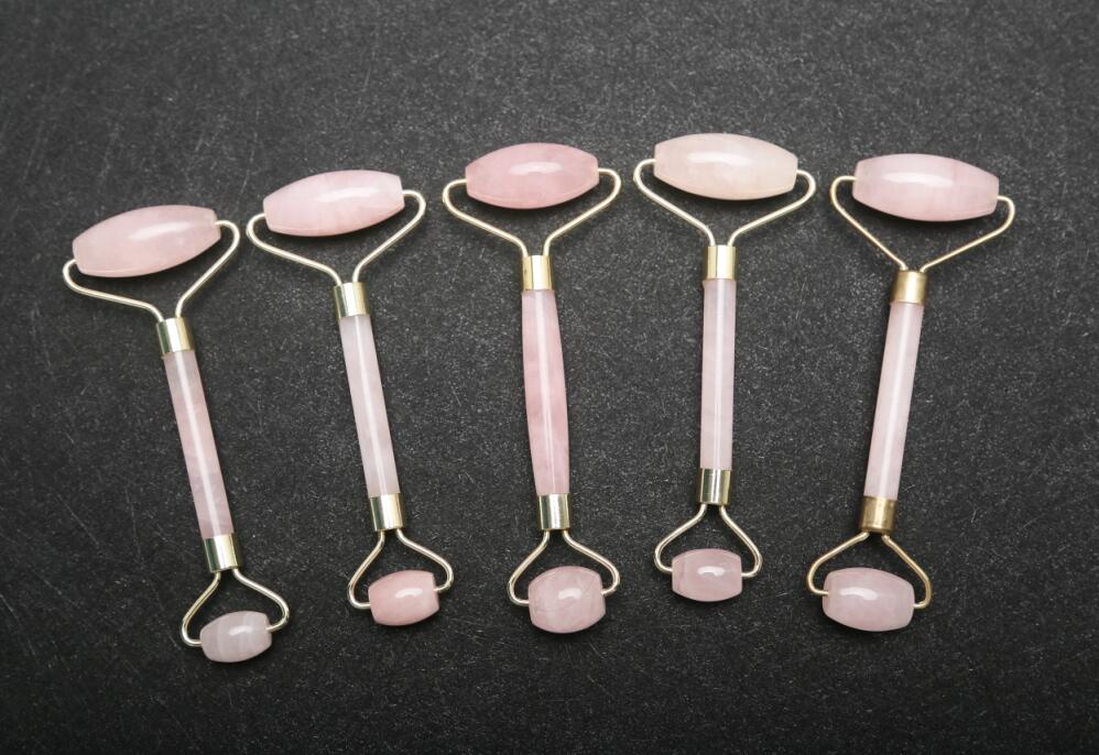 Anti Puffiness Facelift Jade Stone Rollers Length 150mm