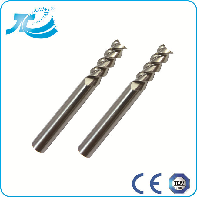 Metal Removal End Mills For Aluminum , Diamond Coated End Mills Air Oil Cooling Mode