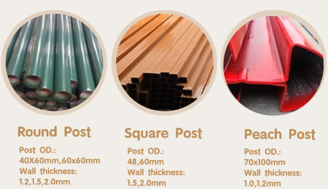 Q195 Steel 2.4m High Tower Fencing With Powder Coated