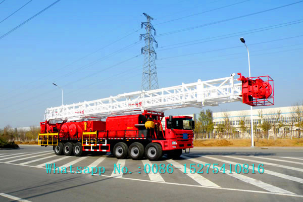 SINO Truck Mounted Water Well Drilling Rig With Allison Gearbox ZJ20/1580CZ