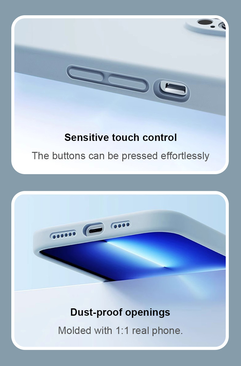Real Liquid Silicone Mobile Phone Case Waterproof Shockproof For Samsung S24