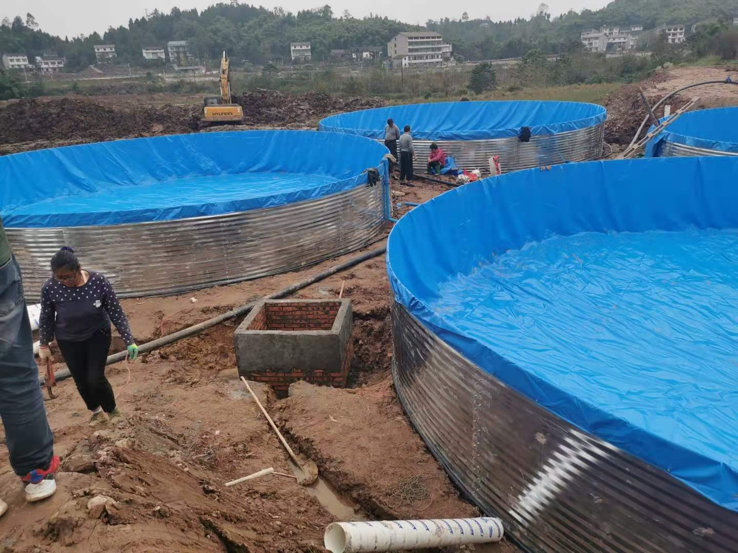 Double Smooth Surface HDPE Geomembrane Welding Machine for High Density Polyethylene