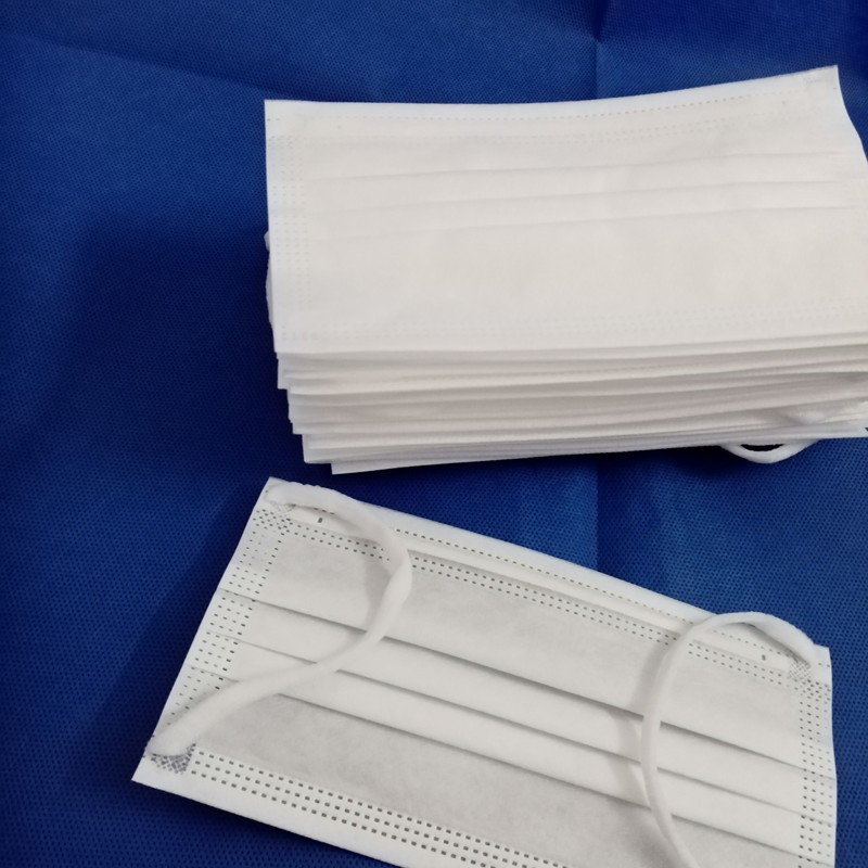 Anti Virus Face Mask Surgical Disposable 3 Ply Dustproof Eco Friendly Class II
