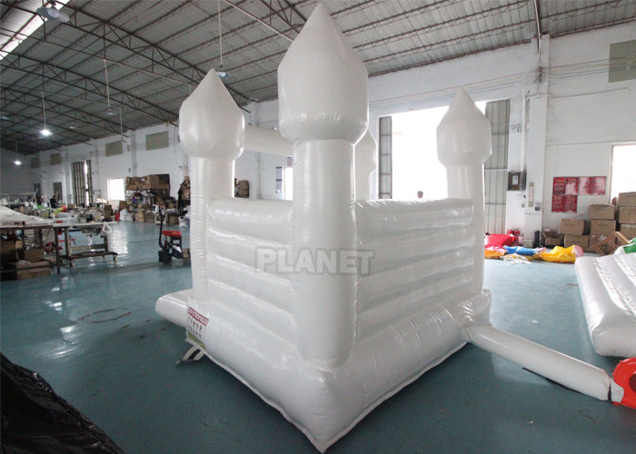 Mini Inflatable Bouncer Castle White Toddler Inflatable Bounce House With Ball Pit Pool