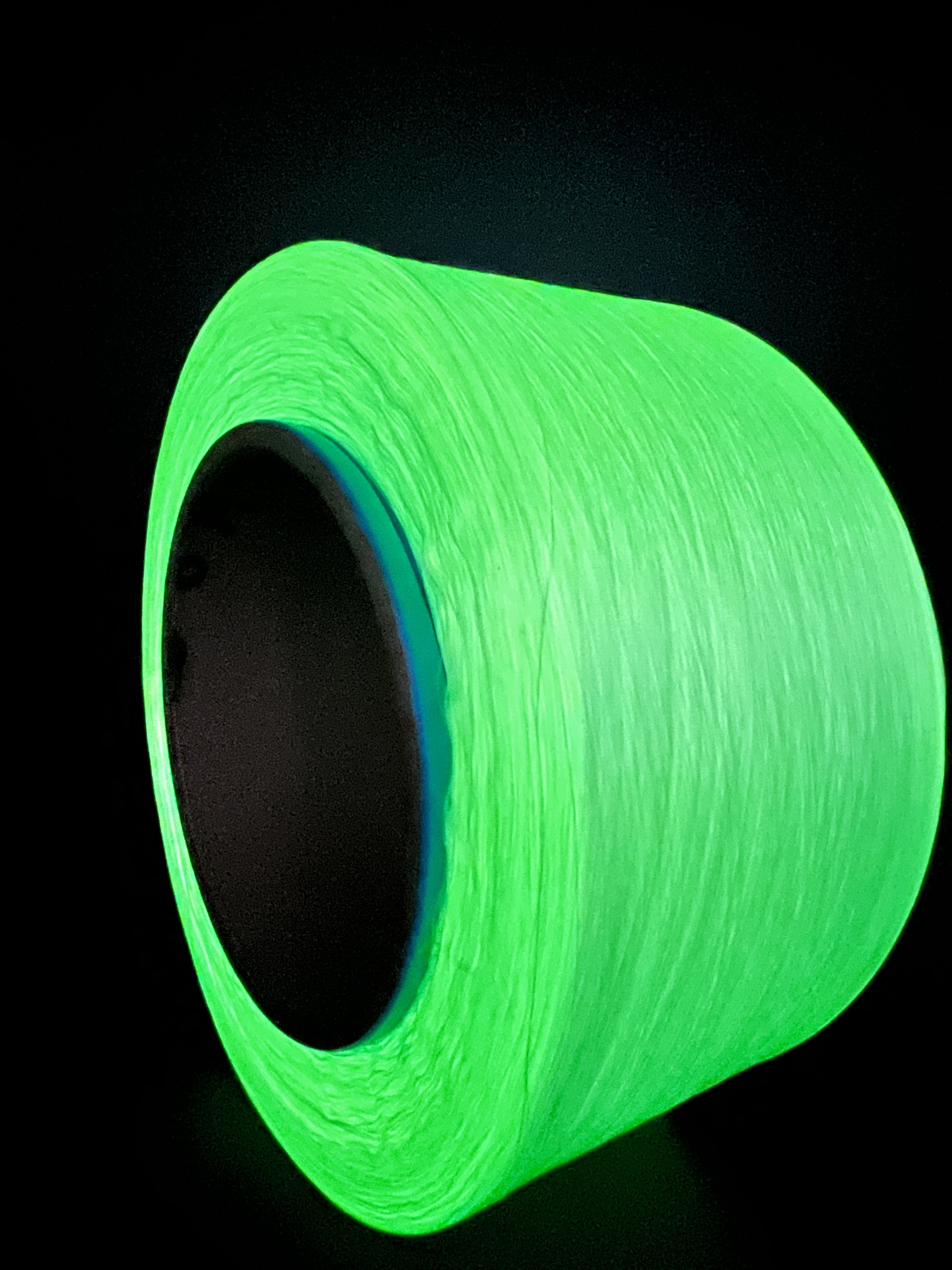 Luminous Scarf Glow Yarn Knitting Green 30 Minutes Charge Time