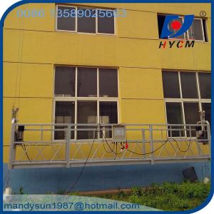 Buy cheap 800kg Rated Load Construction Gondola Scaffolding 100M Working Height Suspended Working Platform product