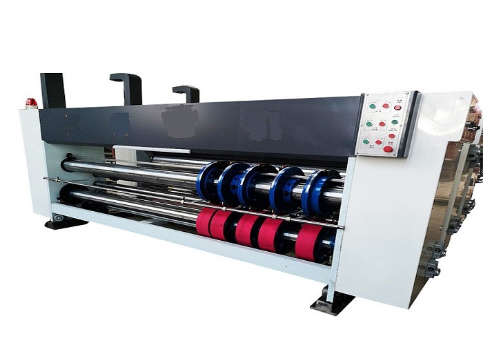 3 Colors Print Slot Die Cut Carton Box Making Machine 5.5KW