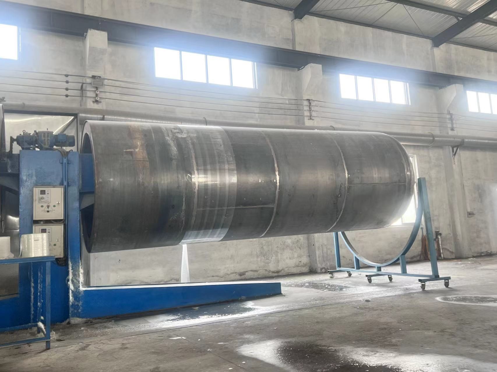 Cylindrical Antiseptic FRP Storage Tank For Chemical Production Line