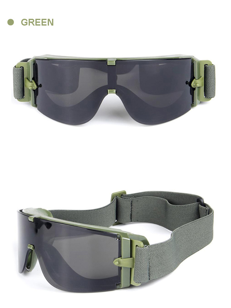 Bulletproof Anti-Scratch Custom Safety Glasses UV400 Protective Military Goggles 2018