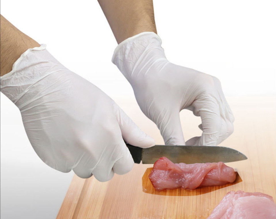Personal Protective Medical Disposable Latex Gloves for examination