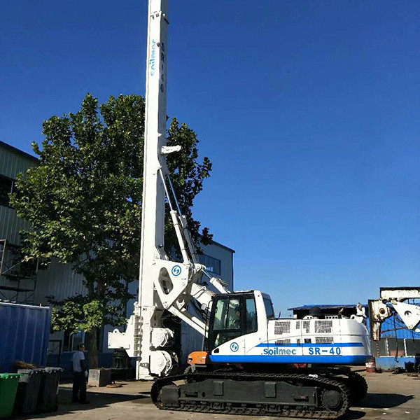 150 kNm Used Bored Piling Rig Soilmec SR40 With Frictional Kelly Bar