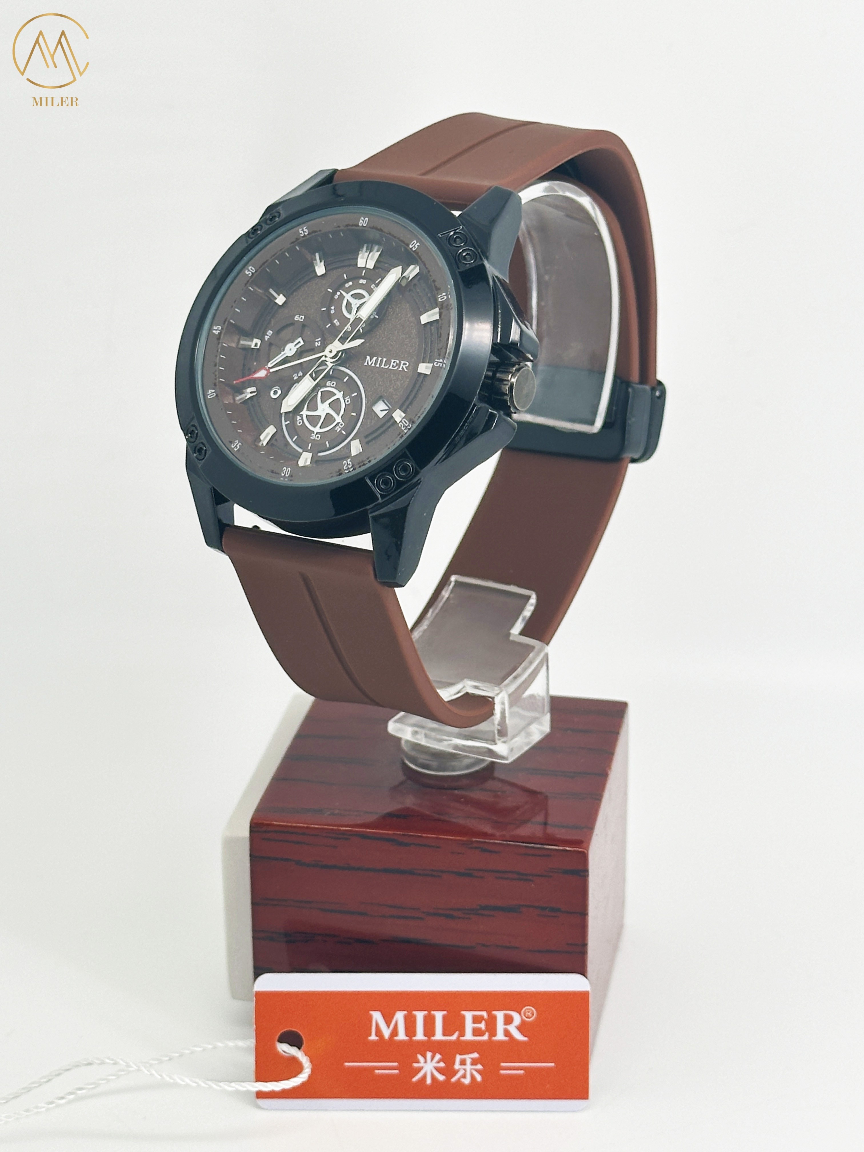 Custom Logo Minimalist Watch For Men Sport Silicone Waterproof Luminous Quartz Watches Mens Business Calendar Wrist Watches