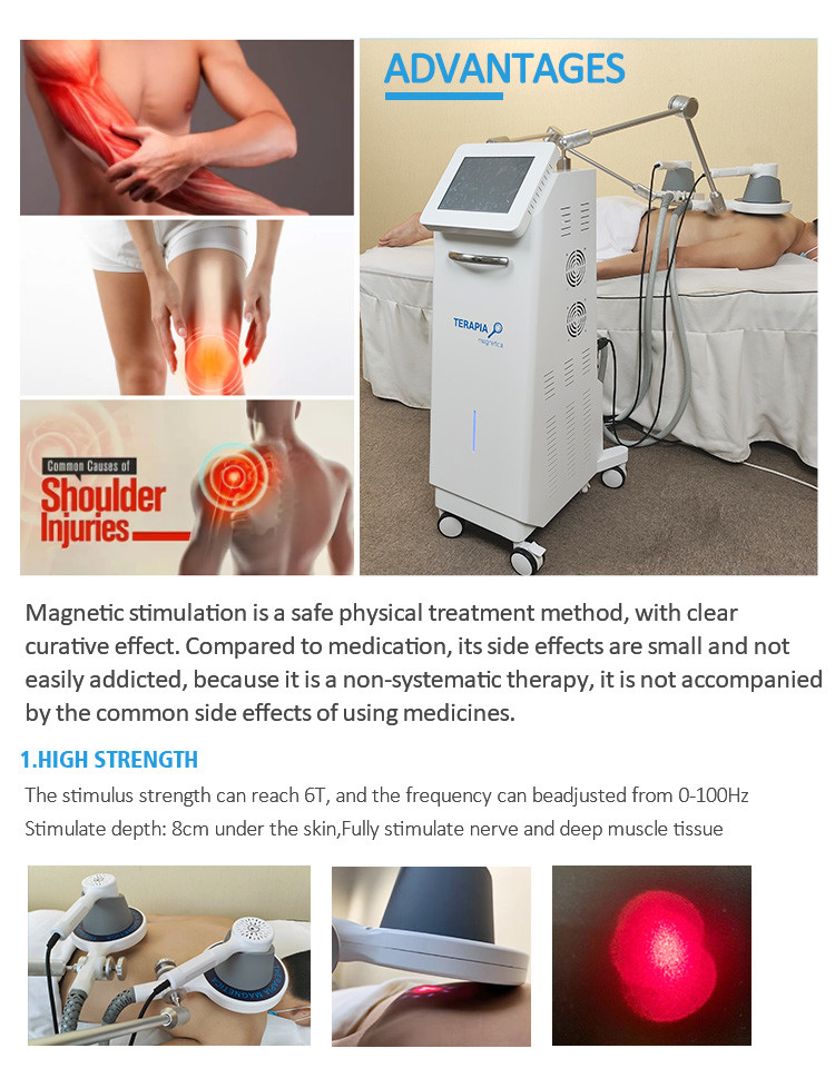 1000W Electromagnetic Transduction Therapy Air Cooling For Body Pain Relief / Muscle Recovery