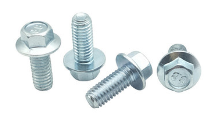 DIN6921 Hexagon Flange Bolts Grade8.8 Blue White Zinc Hex Flange Bolt