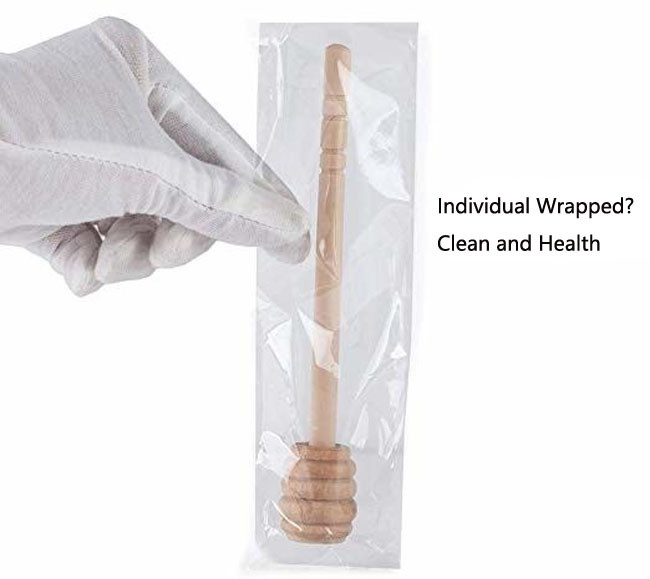 Long Handle Wood Honey Stir Bar Honey Splash Bar For Splashing Honey