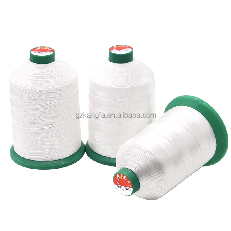 UV Protect 210d/3 White Polyester Heavy Duty Sewing Threads for POLYESTER / NYLON Lovers