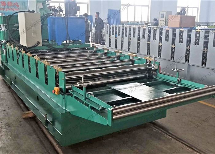 PLC PPGI Metal Roofing Machine 50mm Ibr Roofing Sheet Making Machine