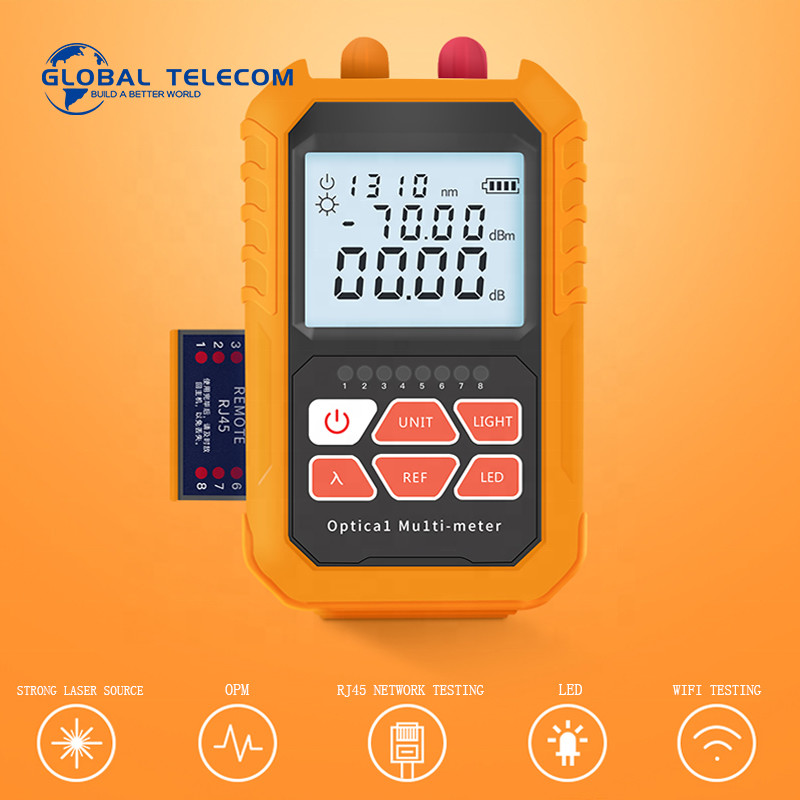 Ingaas Detector fibre optic Light Source Power Meter Multi Functional