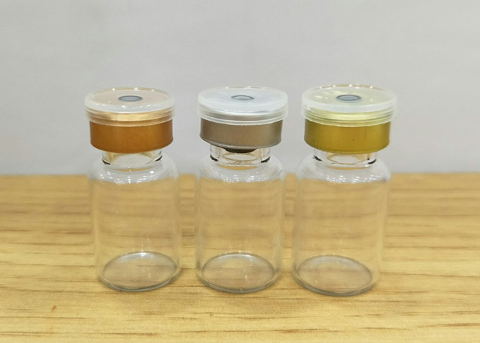 Clear brown 10ml Glass Vials Small Glass Bottles For Injection Liquid Oil