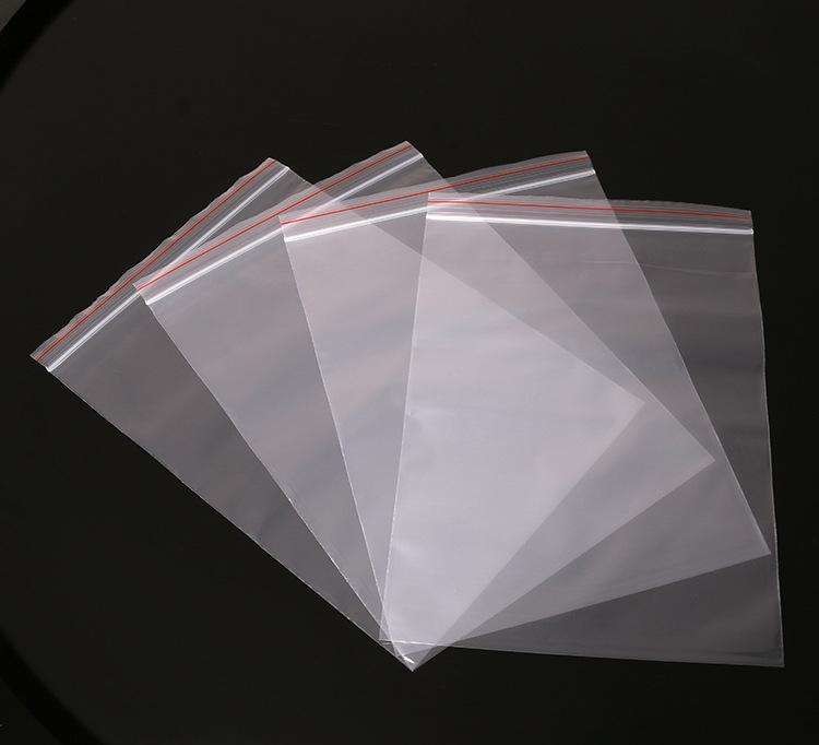 Food Grade Packing Clear Ziplockk Bags LDPE Material Transparent Colour