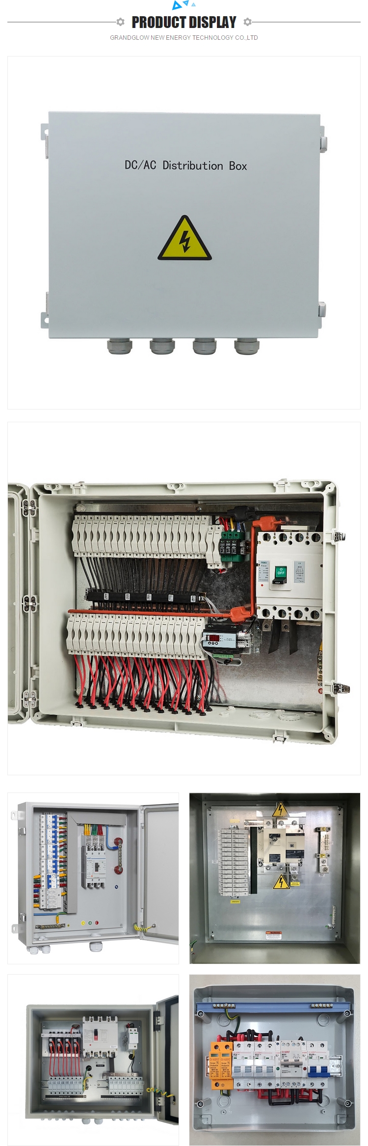 22 in 3out 500vdc Solar Pv String Longmax Combiner Box with 10A Rated Current Fuse