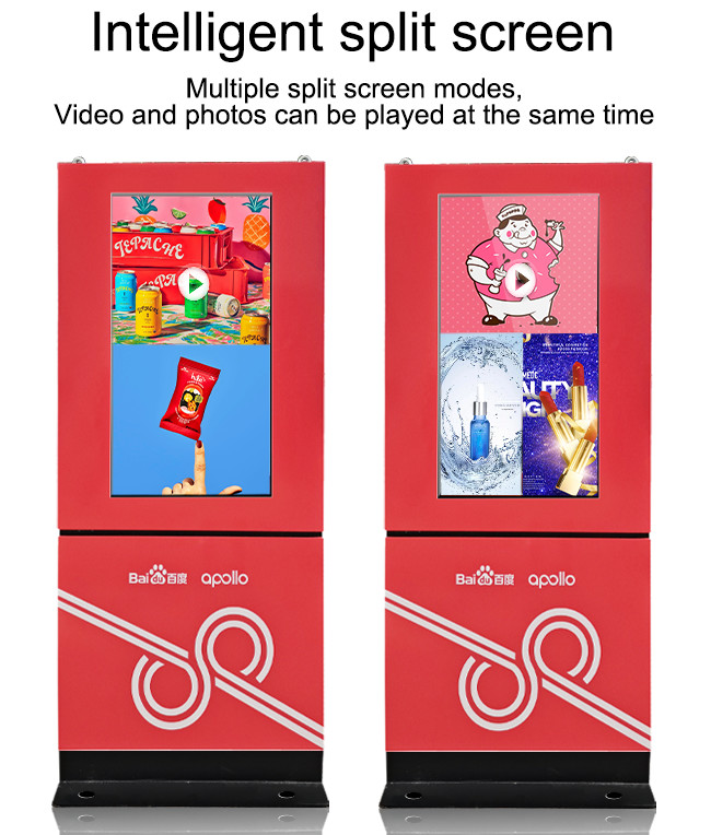 32 / 43 / 55 / 65 / 75 Inch Outdoor Digital Signage Customizing Color