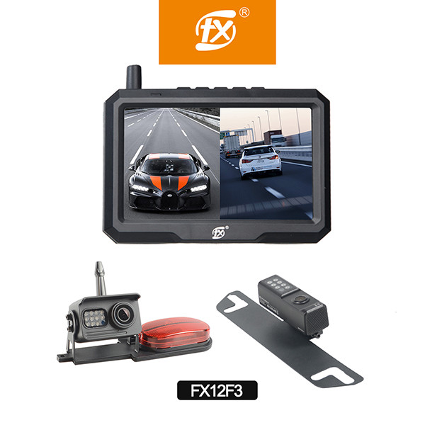 High Brightness Wireless Vehicle Rearview Camera 5 Inch Color Screen IP69K