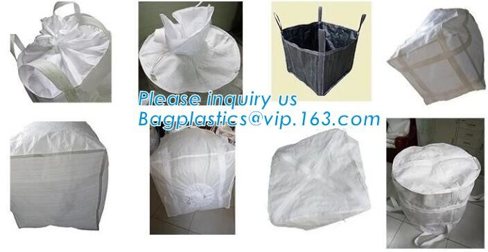 OEM 1 ton 2 ton PP woven big bags shipping jumbo bulk bag,High Quality 2 loops pp woven big bag,100% New Virgin Polyprop