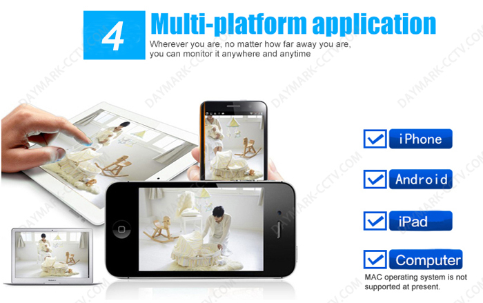 P2P plug and play 720p mini size wireless cctv camera