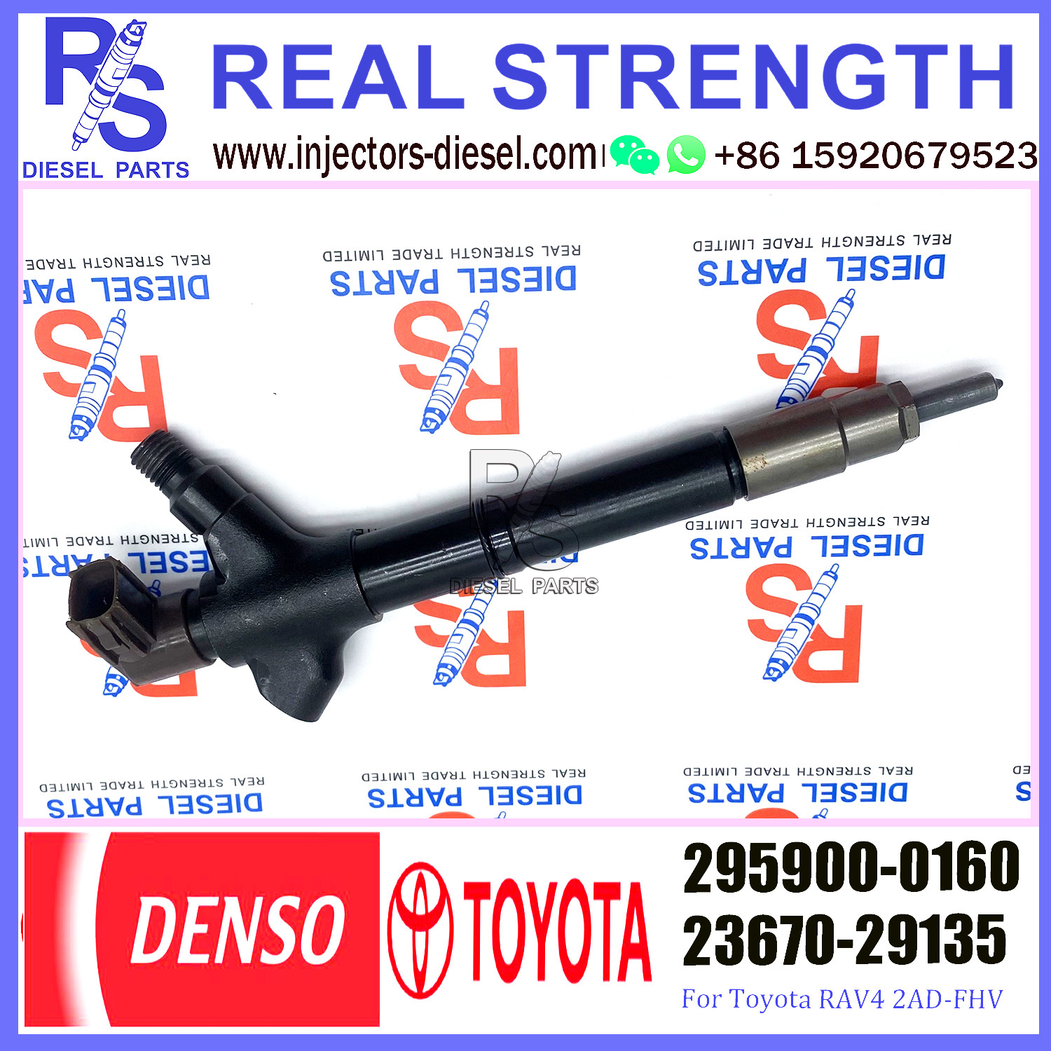 095000-0410 TOYOTA Fuel Injector 295900-0160 23670-0R080 23670-0R081 23670-29135
