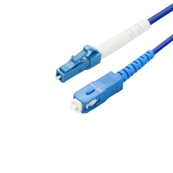 Orange APC SC Ethernet Fiber Optic Cable UPC LSZH PVC SM 3.0mm
