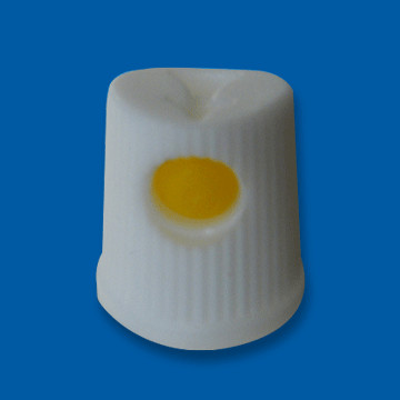 Yellow Insert Tinplate Aerosol Spray Paint Actuator 0.46mm Orifice