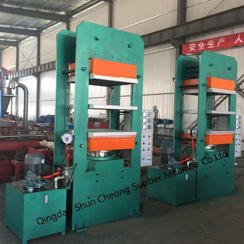 Hydraulic Rubber Vulcanizing Machine / Cow Stable Mat Making Plant