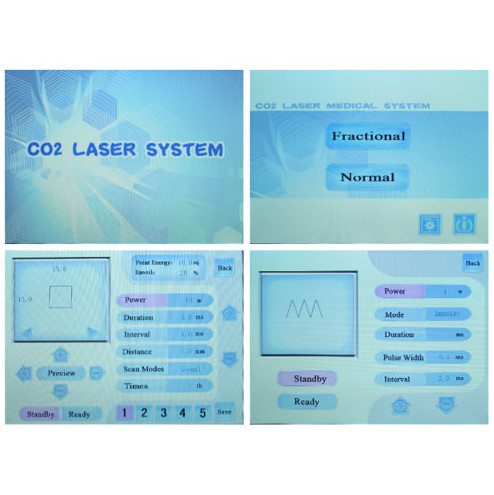 Co2 Fractional Laser RF Wrinkle Removal Machine 30W Safety Skin Laser Machine
