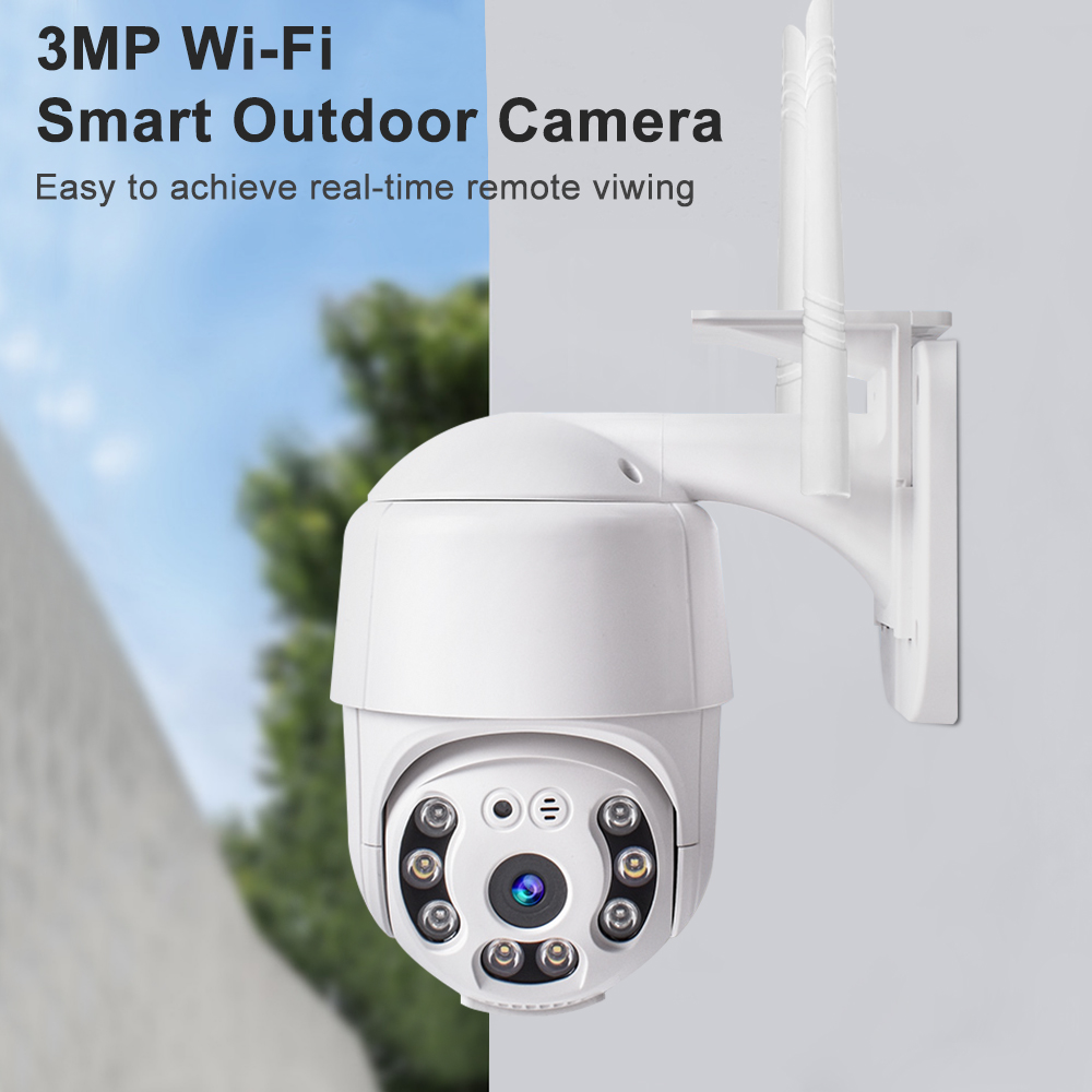 HD 3MP Night Vision Outdoor Waterproof CCTV PTZ Camera Home Security IP Camera Wireless Network Cam Wifi Camera