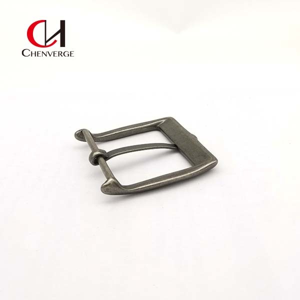 Matte Anti Nickel Pin Belt Buckles Square Shape Rustproof 25.5g