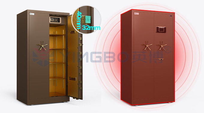 Biometric Fingerprint Lock Vault Safe Door For Security Heavy Bank Safe Door