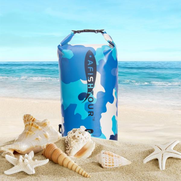 Camouflage Bucket Dry Bag Outdoor Fishing Gear PVC Fishing Dry Bag Anti Water