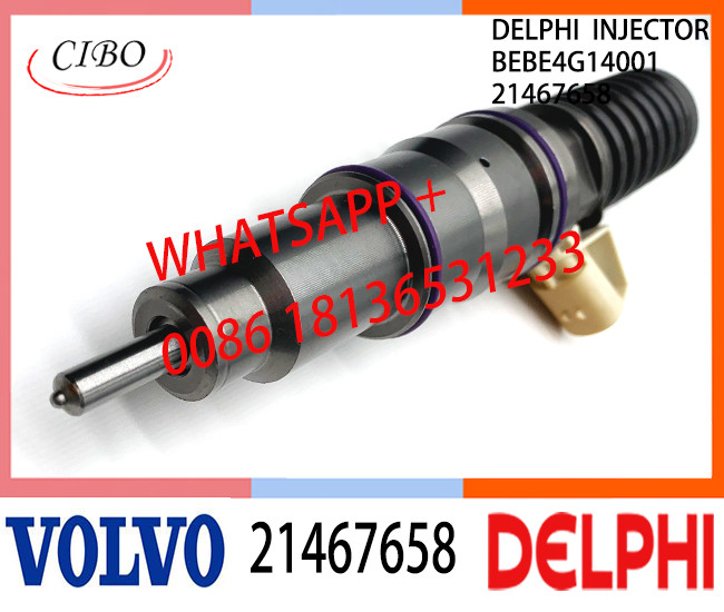 21467658 BEBE4G14001 Fuel engine Diesel Injector 21467658 BEBE4G14001 E3.4 for VOL MD11