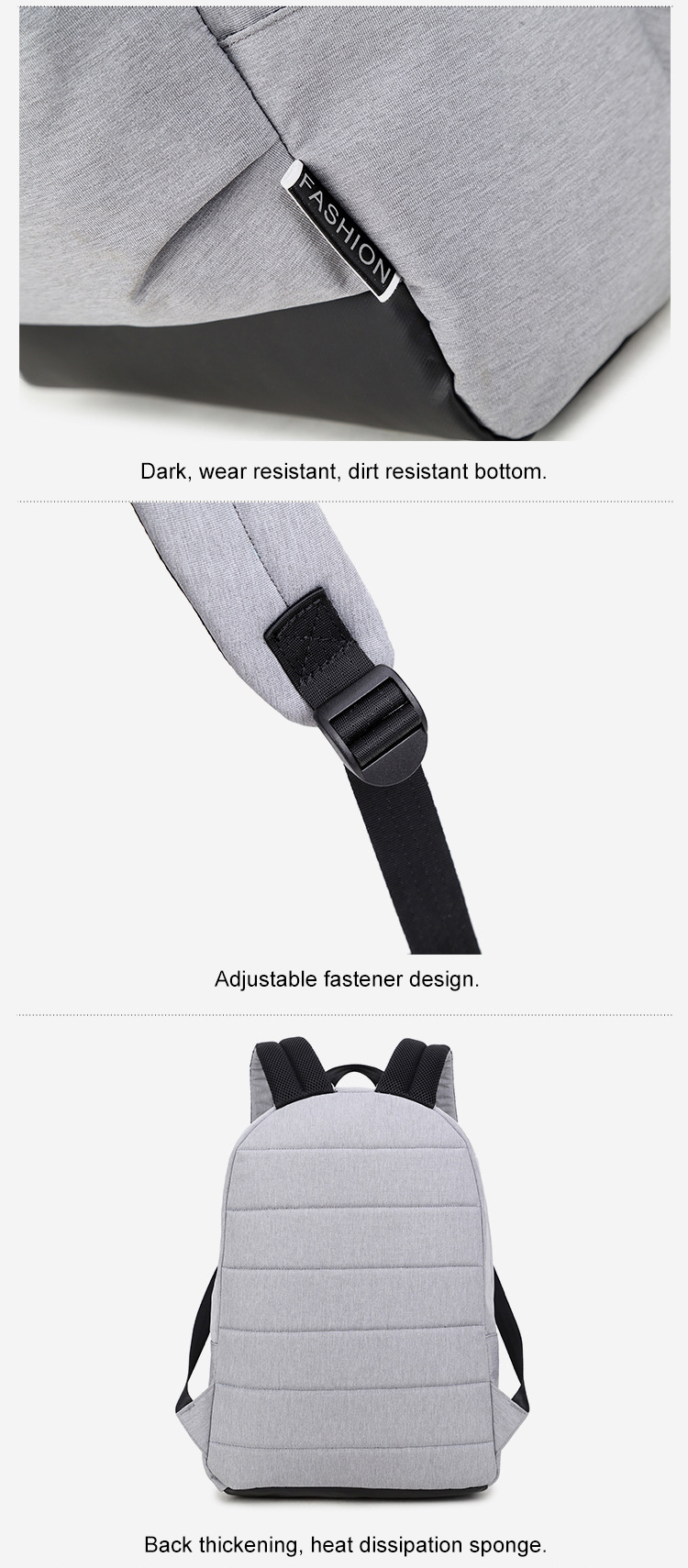 Back Thicking Multi Functional Backpack For College Students 0.49KG
