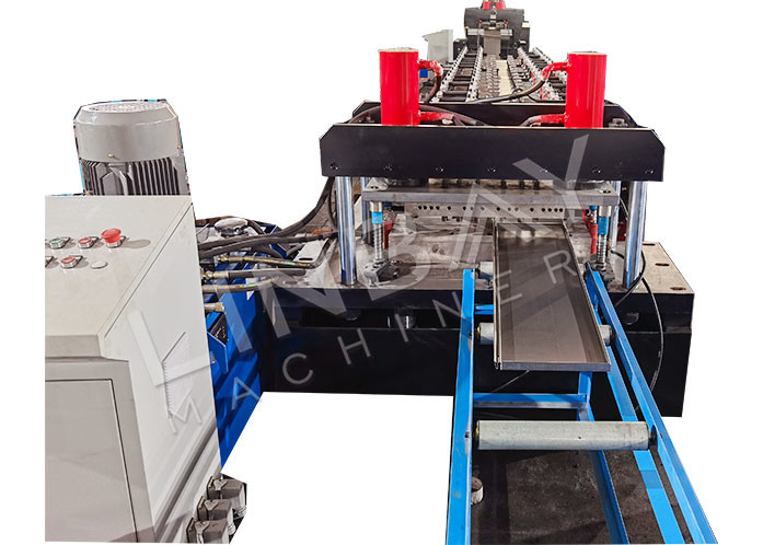 Galvanized Steel Panel Pallet Rack Roll Forming Machine 0.8mm Step Beam