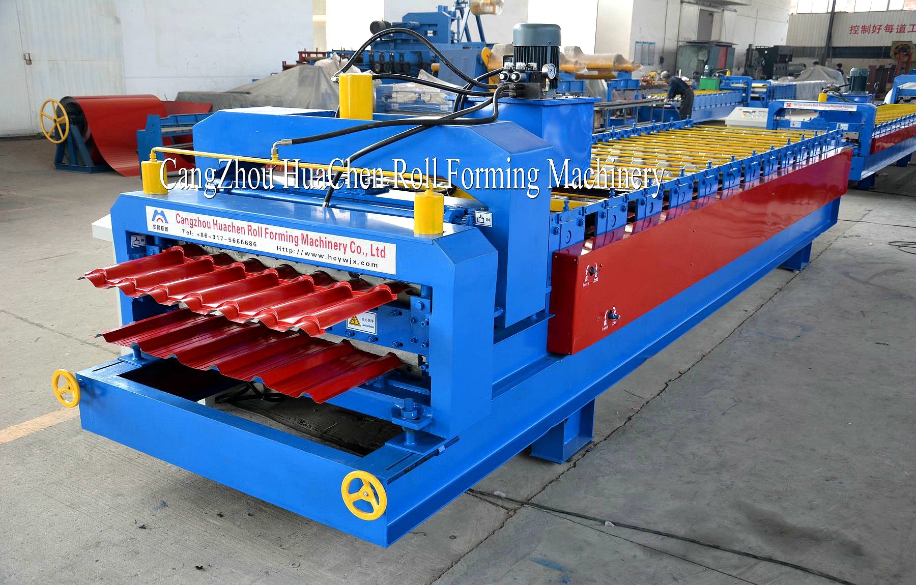 Most Popular Metal Roofing Double Layer Sheet Metal Roll Forming Machines For Industrial