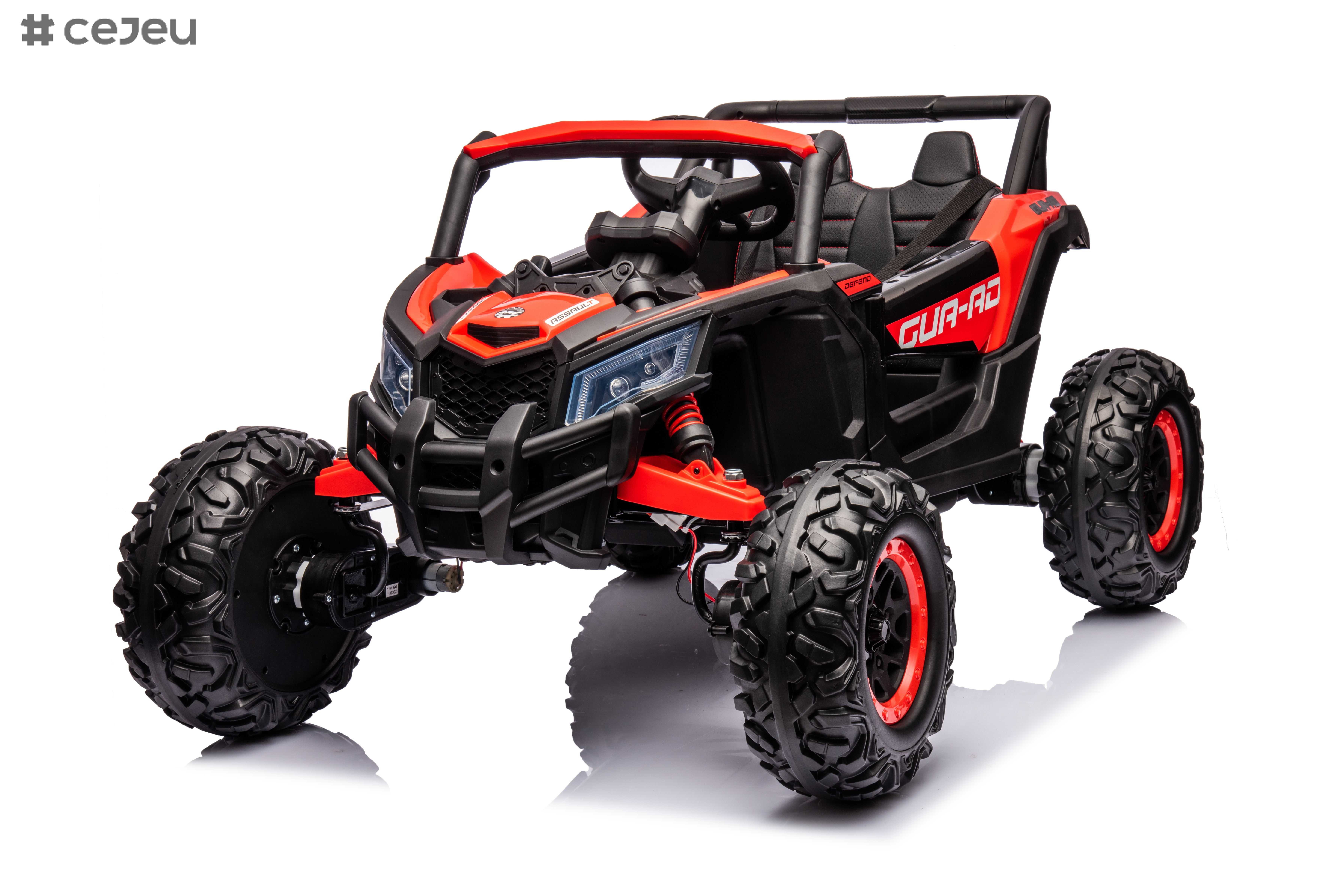 12V Battery Powered Ride on UTV w/ Remote Control, Adjustable Speed & Storage Trunk, Electric Toy Car for Kids