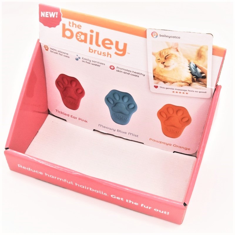 Small Display Stand Corrugated Mailer Boxes For Supermarket CMYK Printing