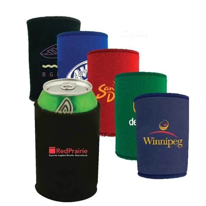 Bulk Custom Printed Insulated Beer Can Cooler With 3mm - 4mm Thickness