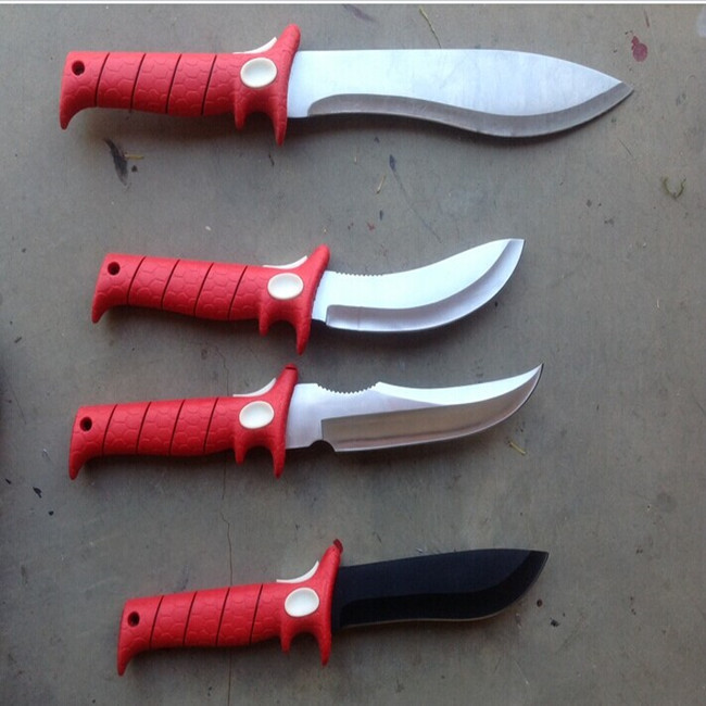 OEM Outdoor Hunting Camping Knife With Meat Cutter CNC Milling